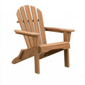 Sedia Adirondack 80 x 85 x 98 cm in legno marrone chiaro per esterno