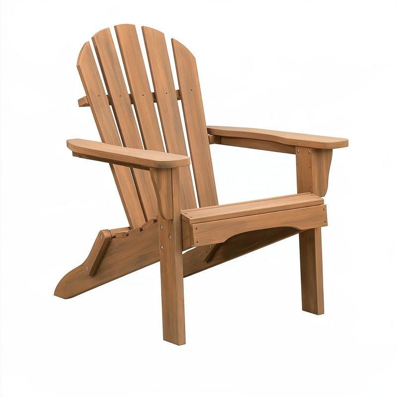 Sedia Adirondack 80 x 85 x 98 cm in legno marrone chiaro per esterno